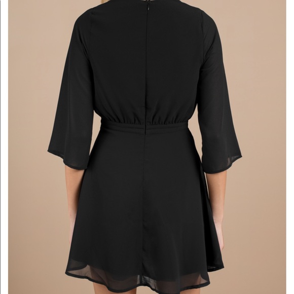 Black Skater Dress - Picture 3 of 6